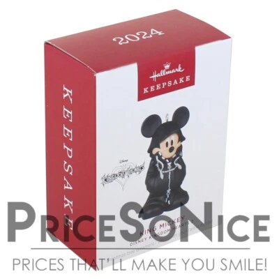 Hallmark Keepsake 2024 Disney Kingdom Hearts 2 King Mickey Mouse Ornament
