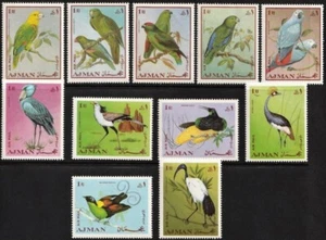 Ajman 1969 Fauna - Birds - postage stamps set ☀ MNH** - Picture 1 of 1