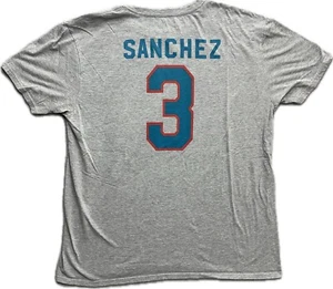 Fanatics NFL Jersey T Shirt Miami Dolphins Mark Sanchez #3 Gray Teal Men’s Sz XL - Picture 1 of 6
