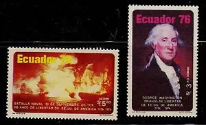 ECUADOR SCOTT# C589-C590 MNH AMERICANA TOPICAL - Picture 1 of 1