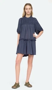 Sea New York Geneva Dress Size Large Blue - Picture 1 of 13