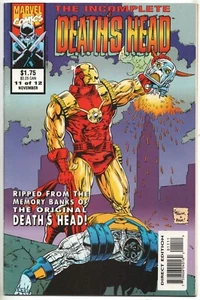 LA CABEZA DE LA MUERTE INCOMPLETA #11. FURMAN / ENGANCHE. MARVEL 1993. 9 - Imagen 1 de 2