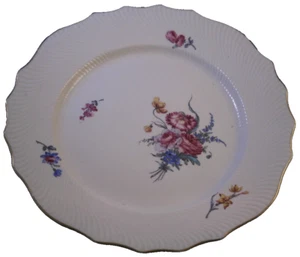 Antique 18thC Tournay Porcelain Floral Plate Porzellan Teller Porcelaine Tournai - Picture 1 of 13