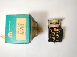 1964-1965 Plymouth Dodge Coronet Satellite Headlight Headlamp Switch 2497778 NOS - Picture 1 of 4
