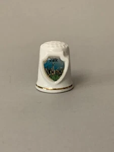 Seattle Thimble, collectible thimble, souvenir thimble, keepsake thimble, EUC - Picture 1 of 4