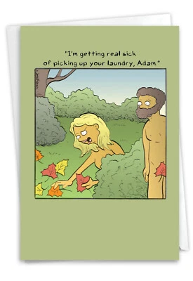 1 Tarjeta de Aniversario Divertida con Sobre - Adam's Laundry C6378ANG Foto 1 de 4