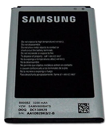 Samsung Galaxy Note 3 OEM Replacement Battery NFC B800BZ