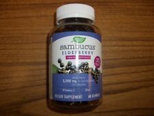 Nature's Way Sambucus Elderberry Gummies- Vitamin C & Zinc 60 Gummies Exp 04/24