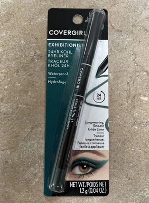 CoverGirl Eyeliner Exhibitionist 24 Hour Kohl Waterproof 600 Emerald Green - Image 1 of 4