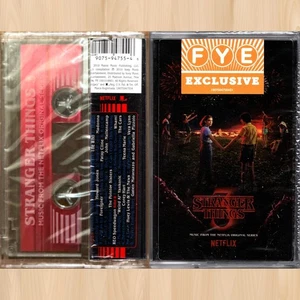 CLEAR CASSETTE---- STRANGER THINGS Soundtrack from Season 3 FYE TAPE 0826 - Picture 1 of 2