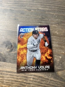 2023 Topps Chrome Update Series - Action Stars Anthony Volpe #ASC-28 (RC) - Picture 1 of 3