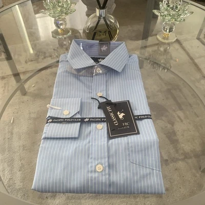 This Dress Shirt Pacific Polo Club Brand New Never Used Retail 39.99 - Image 1 of 3