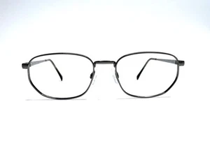 VTG Luxottica Silver Oval Rectangular Glasses Italy LU 1279 T281 53 18 135 - Picture 1 of 8