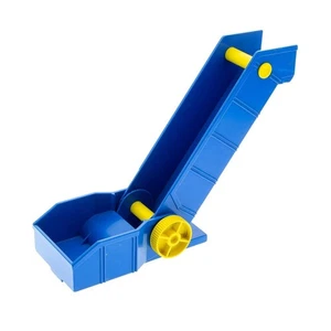 1X Lego Duplo Conveyor Blue Wheel Yellow Without Crank Without Belt 4829C01B - Picture 1 of 2