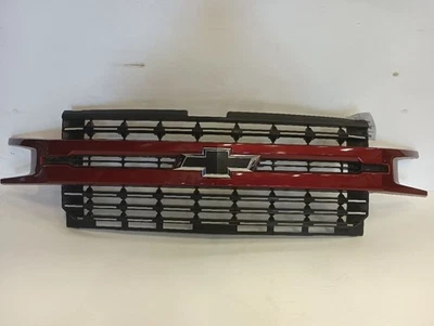 19-22 Silverado 1500 RST Grille Front Grill BLACK & [GPJ GLORY RED] 12148260 — 第 1/4 张图片