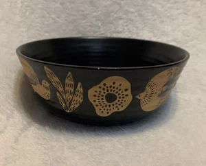 Danica Studios Haven 6" Black Bowl with Southwestern print - Picture 1 of 14