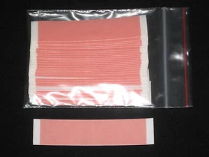 WALKER RED LINER SENSI-TACK 3/4"X 3" TAPE 108 PC(3-BAGS)~HAIR PIECE,WIGS,TOUPEE. - Picture 1 of 5