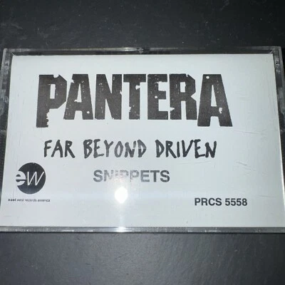 Pantera - Far Beyond Driven Snippets (Promo Only Cassette, Never For Sale) OOP! - Image 1 of 4