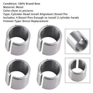 4pc LS Cylinder Head Install Alignment Dowel Pin Steel LT Gen 3 Gen 4 Gen 5 LSX- - Picture 1 of 12