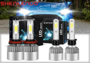 For Ford Fiesta 2014-2018 4x H1 H11 LED Headlight Kit High-Low Beam Bulbs 6000K - Bild 1 von 11