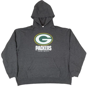 NFL Team Apparel Green Bay Packers Grau Football Pullover Hoodie Herren Gr. XL - Bild 1 von 15