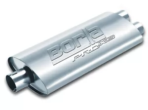 Silenciador universal central/doble óvalo 2,5"" entrada/doble 2,5"" salida 19"" x 4"" x 9,5 - Imagen 1 de 4