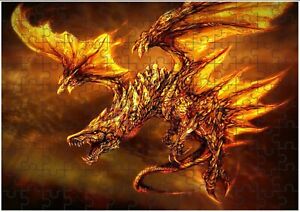 Phoenix Dragon A4 JIGSAW Puzzle Birthday Christmas Gift (Can Be Personalised)