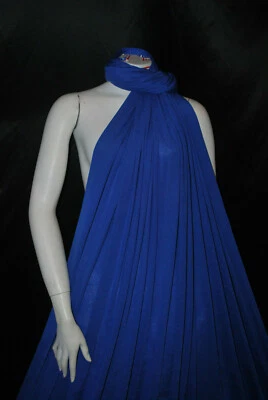 Tela tejida Tencel Semisheer Jersey ecológica 6,86 oz L/Y cobalto por yarda Foto 1 de 4