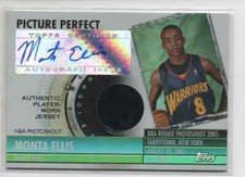 2005-06 Topps Big Game Picture Perfect Relics Autographs Monta Ellis Shorts #ME2