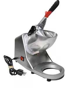 Máquina de afeitar de hielo ZENY 300w trituradora eléctrica máquina de cono de nieve acero inoxidable - Imagen 1 de 10