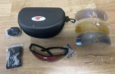 Gafas de sol deportivas Robesbon para hombre montura de ciclismo con estuche nuevas con etiquetas Foto 1 de 4