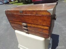 Vintage Wood Tool Box with Red Handle – Vintage Arts Inc.