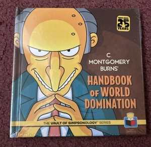 Simpsons C Montgomery Burns' Handbook of World Domination 2014 New Sealed - Imagen 1 de 6