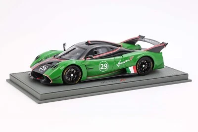 BBR Pagani Huayra R Verde Brillo Negro Carbono - Limitado 100 piezas 1/18 EN STOCK Foto 1 de 4
