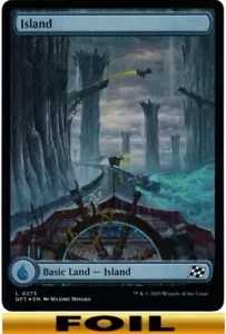 1x - Island (#273) - FOIL FULL ART - Aetherdrift - NM MTG - Bild 1 von 1