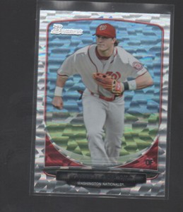 GARRETT GORDON 2013 BOWMAN DRAFT PICKS PROSPECTS SILVER ICE CARD #BDPP108