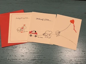 Vintage Ziggy Note Card Lot 1979 American Greetings Unused Valentine Love Blank - Picture 1 of 1