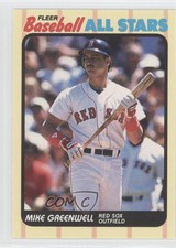 1989 Fleer Baseball All Stars Box Set Mike Greenwell #16