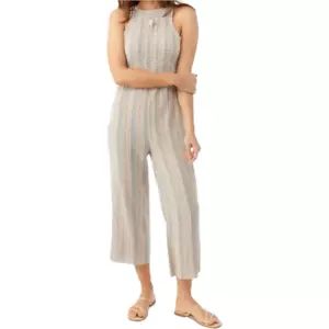 O'Neill Dellora gestreifter gesmokter Overall Gr. S Nordstrom Neu mit Etikett Beachy Coastal - Bild 1 von 14