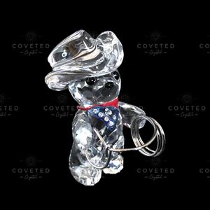 Swarovski Crystal KRIS BEAR USA JOHNNY COWBOY 883413 International Mint Boxed - Picture 1 of 5