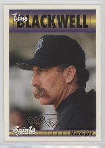 1994 St Paul Saints Team Issue Tim Blackwell #9