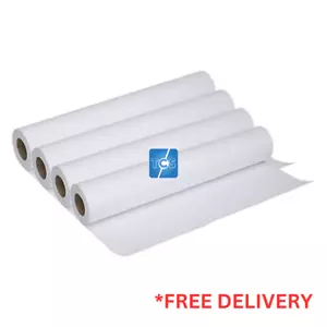 A0 CAD Plotter Paper 4 Rolls 80gsm 33" 841mm x 50M for HP Designjet Canon iPF E - Picture 1 of 1