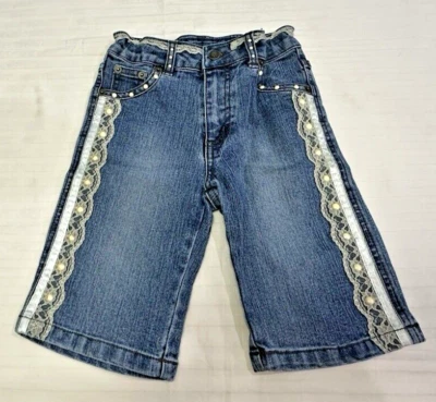 MARY KATE ASHLEY NIÑAS JEANS PANTALONES CORTOS VAQUEROS TALLA 6X Foto 1 de 3