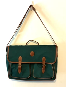Polo Ralph Lauren Large Travel Bag Duffel Carry-On Green Luggage Vintage NEW - Picture 1 of 14