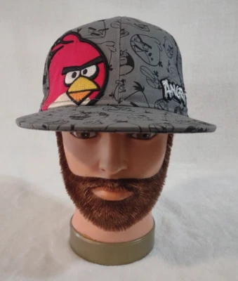 Angry Birds Bal Cap Hat Red J. Bird Adjustable Snap Back OSFM Breathable - Image 1 of 4