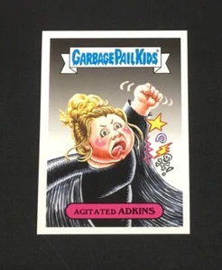 Adele Adkins 2017 Topps Garbage Pail Kids GPK The Shammy's #5b Agitated Adkins - Foto 1 di 2