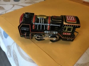 Vintage HAJI Express 5630 Union Pacific Litho 1 Stück Blechspielzeug Zug Lokomotive - Bild 1 von 8