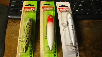 Heddon "Zara Spook", Nuevo en Paquete, 3/4 oz, 3 ct,, 3 colores, envío gratuito Foto 1 de 4