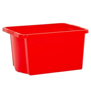 Red Storage Box Strong Durable Safe Efficient Lightweight Container Box 14L - Picture 1 of 3