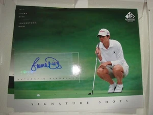 TARJETA DE GOLF LAURA DIAZ FIRMADA, FIRMA CUBIERTA SUPERIOR DE GOLF 2004 TAMAÑO A4 RARA EXCELENTE - Imagen 1 de 3
